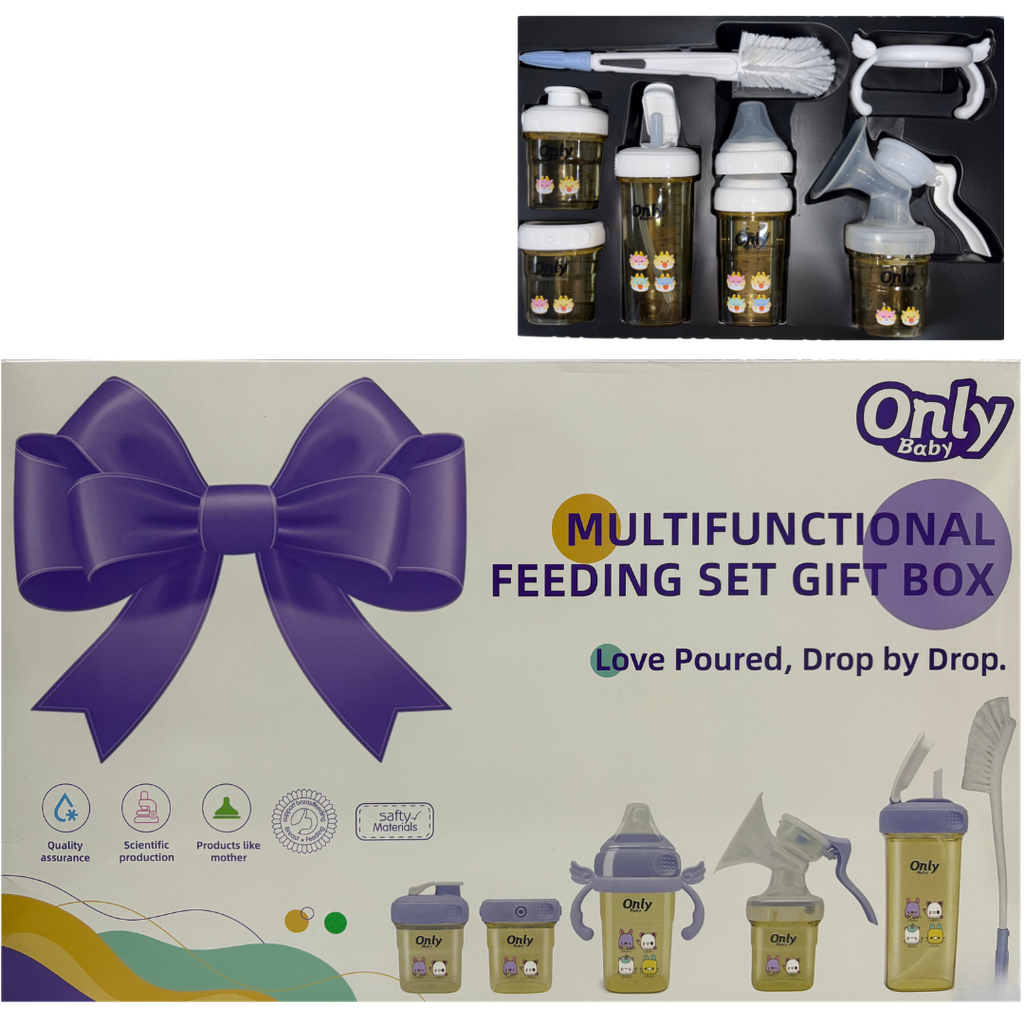 ACC Set Lactancia Materna Manual x6 Piezas 2528 Amarillo/Blanco