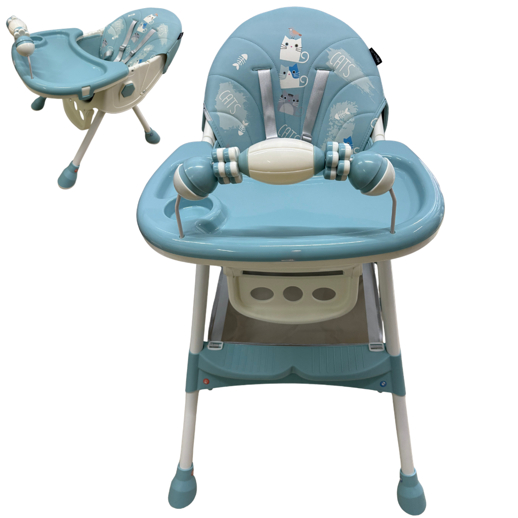 ACC Silla Comedor SCM750 Gatos/Azul