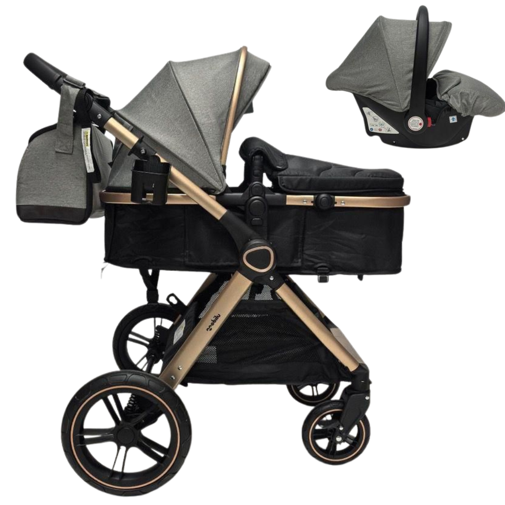 [4381] ACC Coche Fox Moises / Silla Carro Mobilu Gris