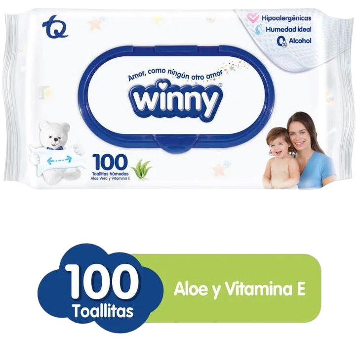 Humedos Winny Aloe Vera y Vitamina E *100