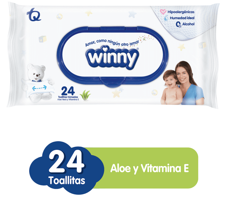 Humedos Winny Aloe Vera y Vitamina E *24