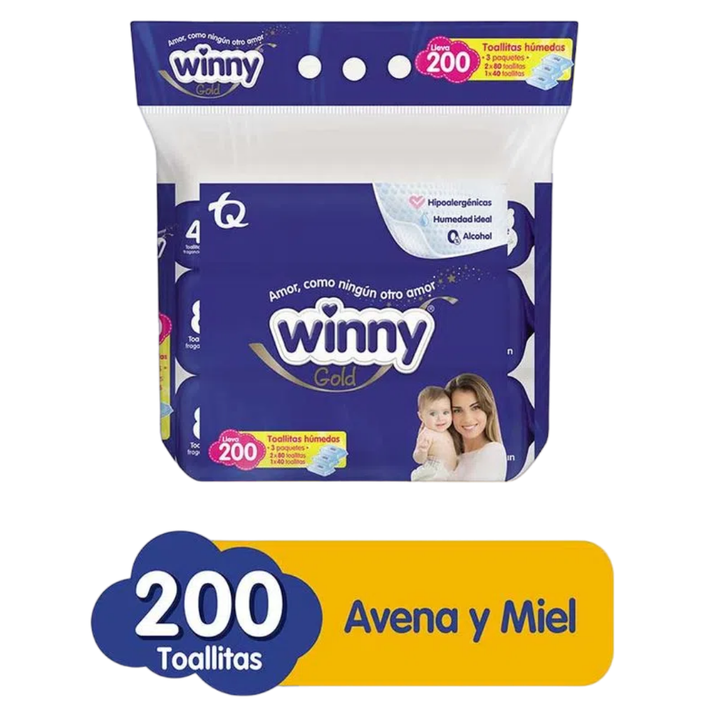 [46] Humedos Winny Avena y Miel *200 (80+80+40)