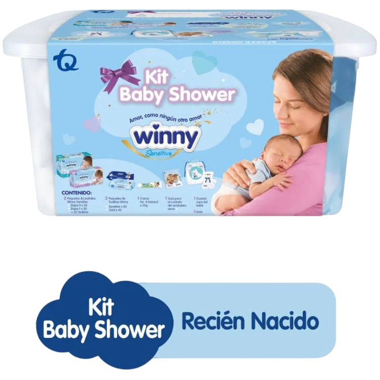 Kit Bienvenida Winny Baby Shower Caja