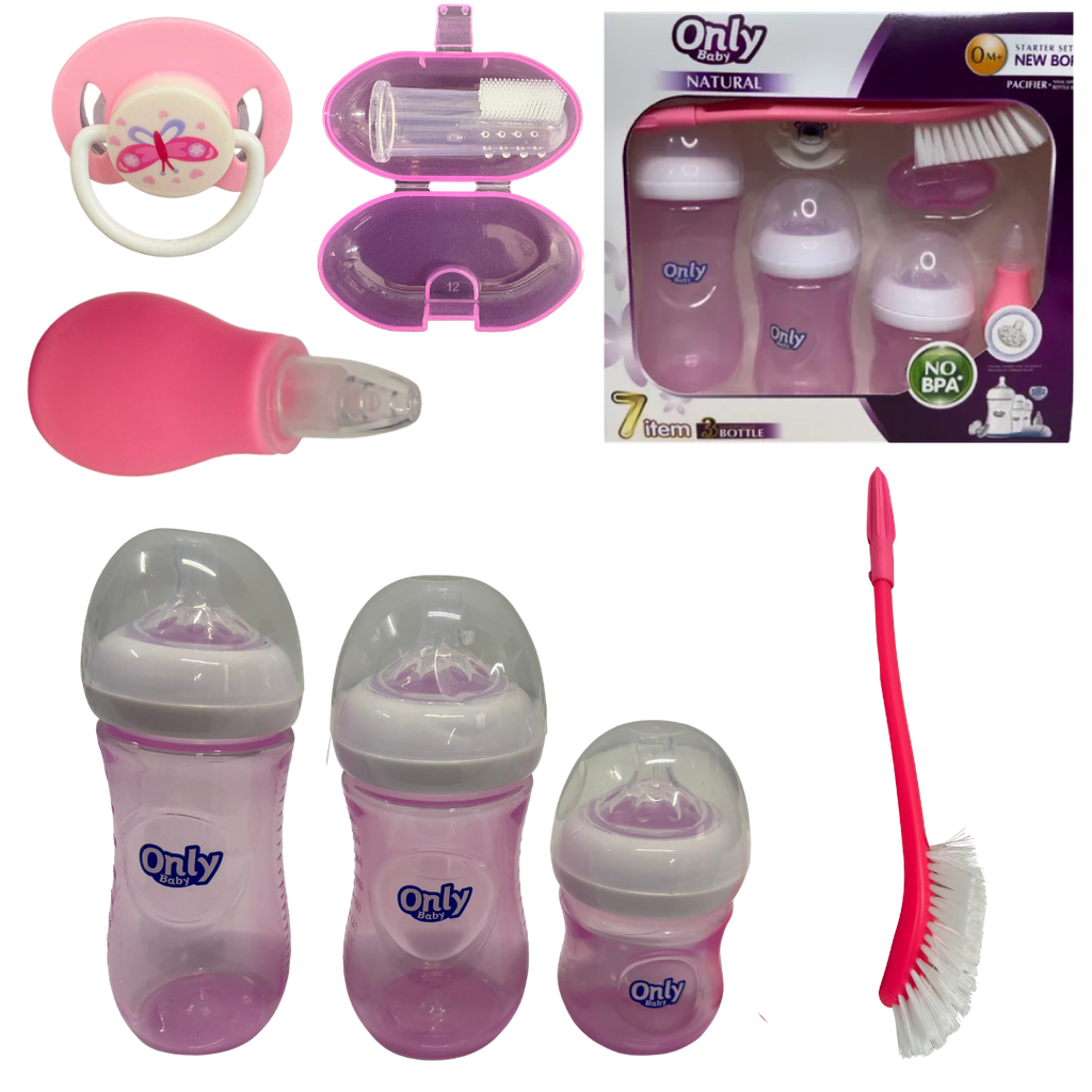 ACC Set Teteros Only x7 Piezas A10 Rosado