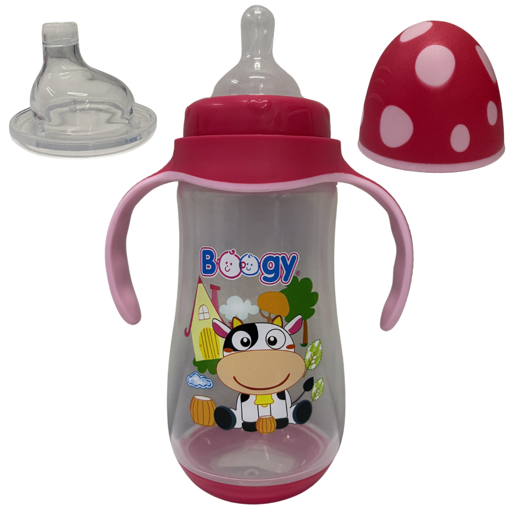 ACC Tetero 12onz 20759 Vaca Rosado