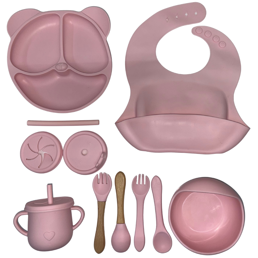 ACC Vajilla de Silicona Only GJTZ12 Oso Rosado