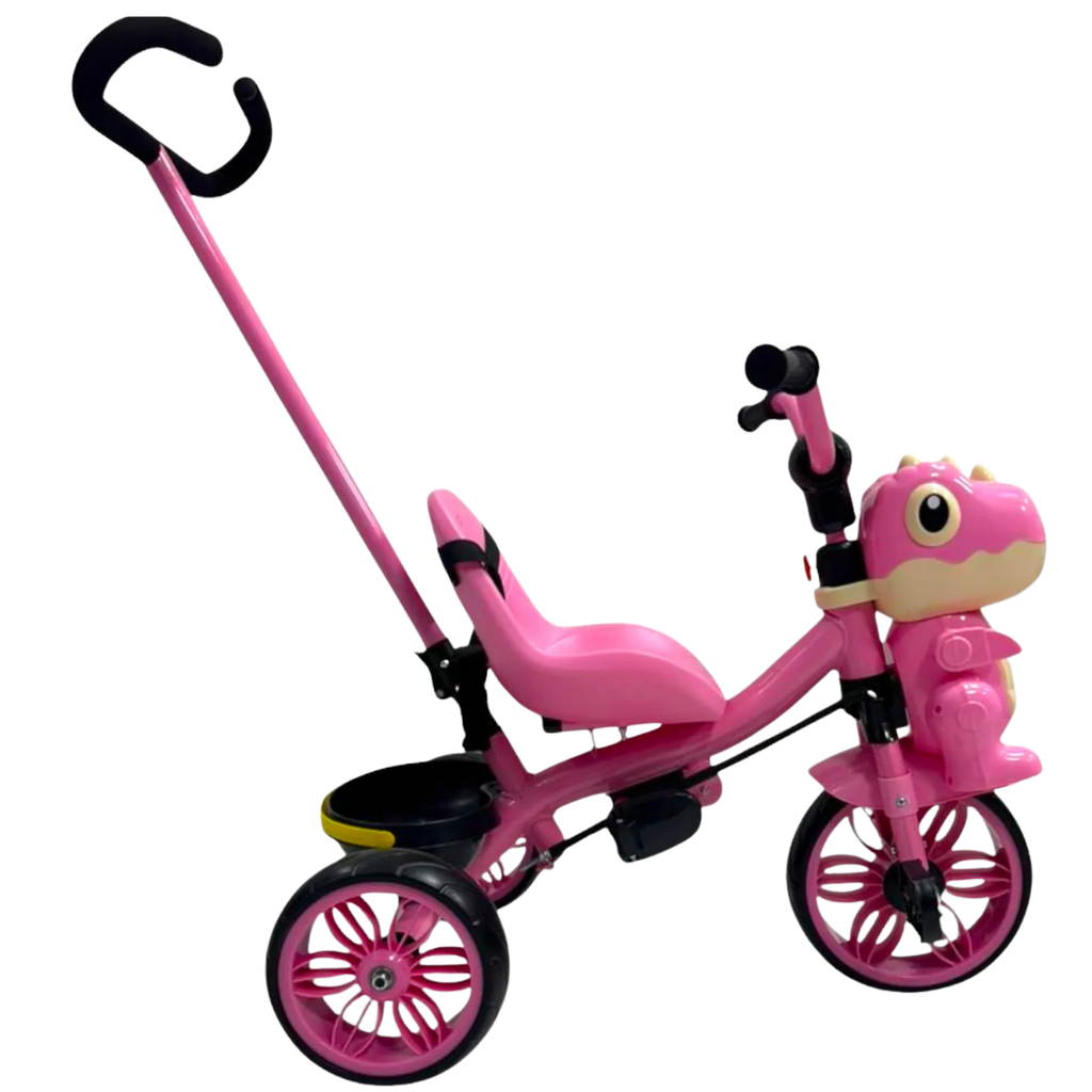 ACC Triciclo Paseador MBT108 Dinosaurio Rosado