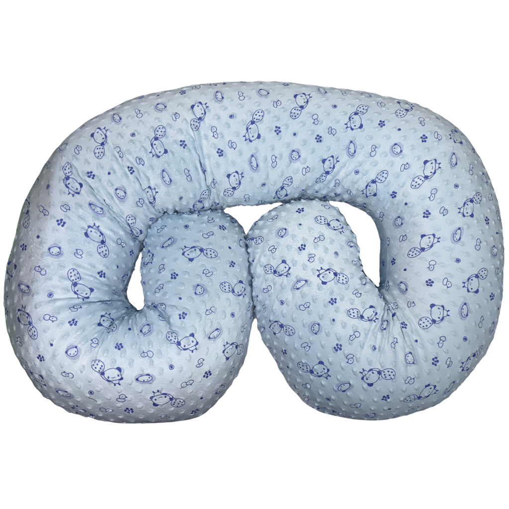 ACC Almohada Materna Tipo Bastón MC Azul Panda