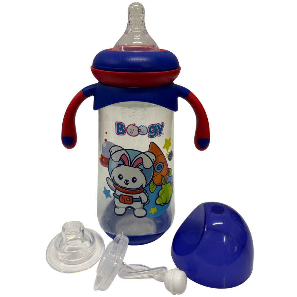 ACC Tetero 15onz 21435 con Valvula Anticolico Conejo Azul