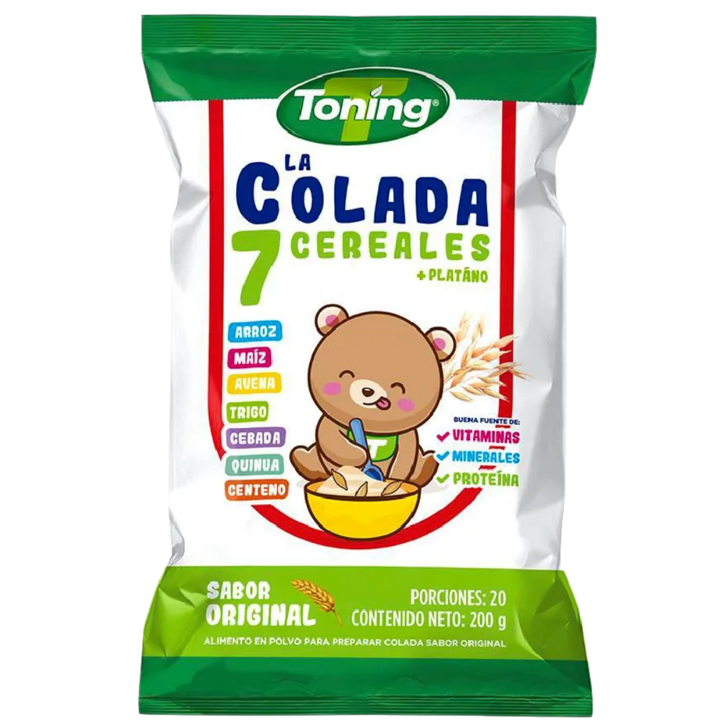 [121] Colada Toning 7 Cereales Natural 1000g
