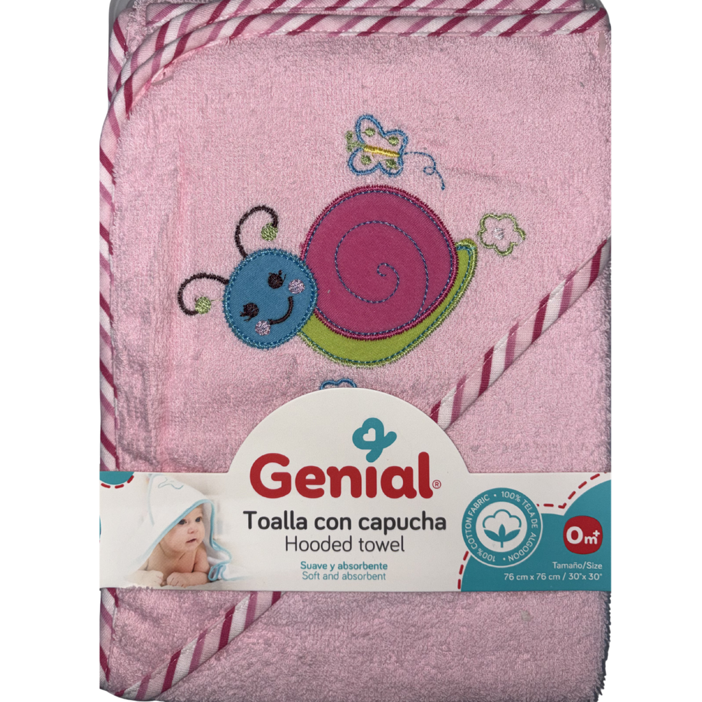 ACC Toalla GNHT7676 76x76cm Caracol Rosado