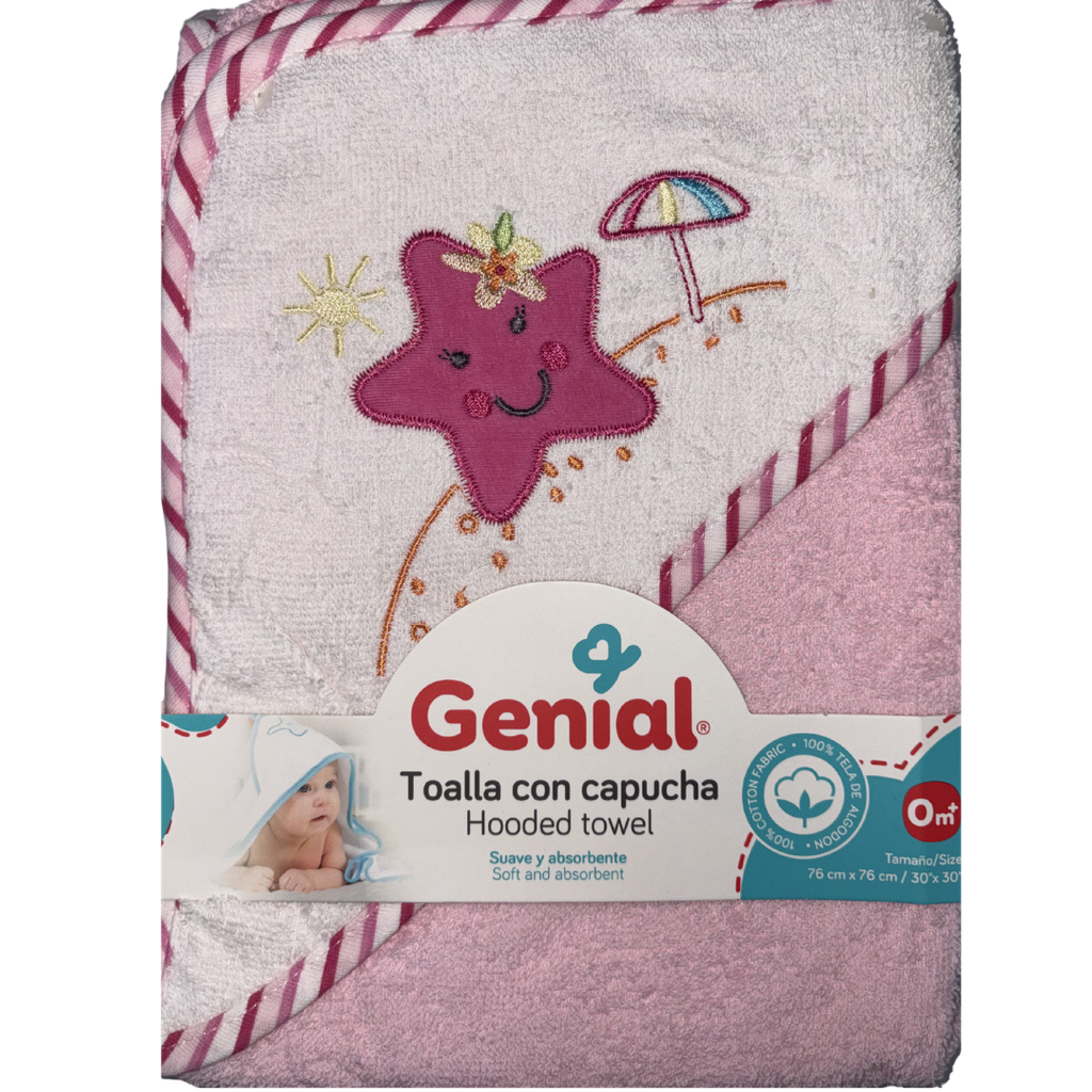 ACC Toalla GNHT7676 76x76cm Estrella Rosada