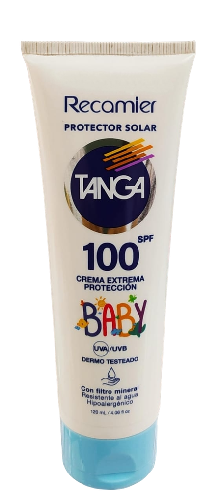 Bloqueador Baby Tanga BABY SPF100 *120ml