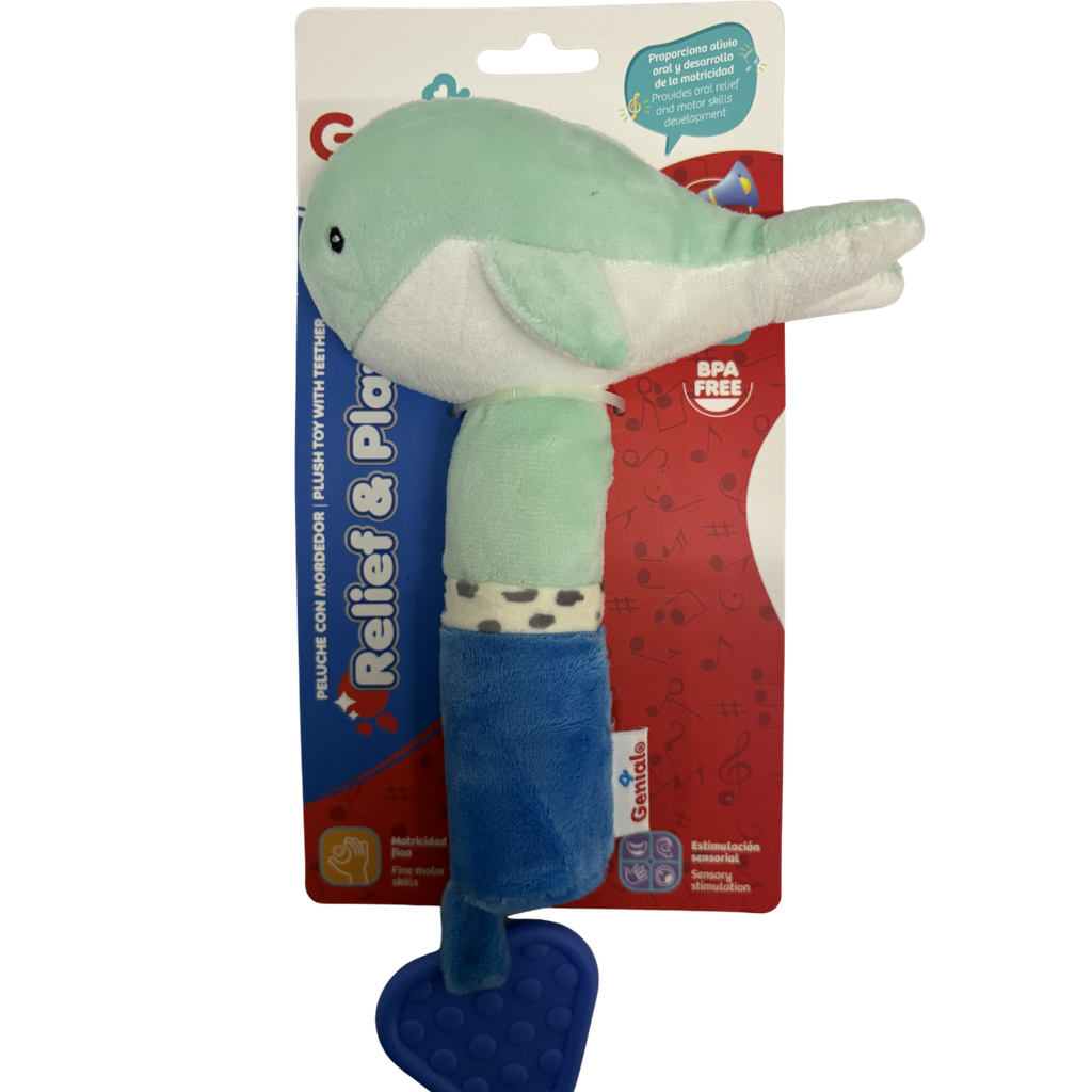 ACC Sonajero Peluche Mordedor GNYT19514B 0+ Ballena
