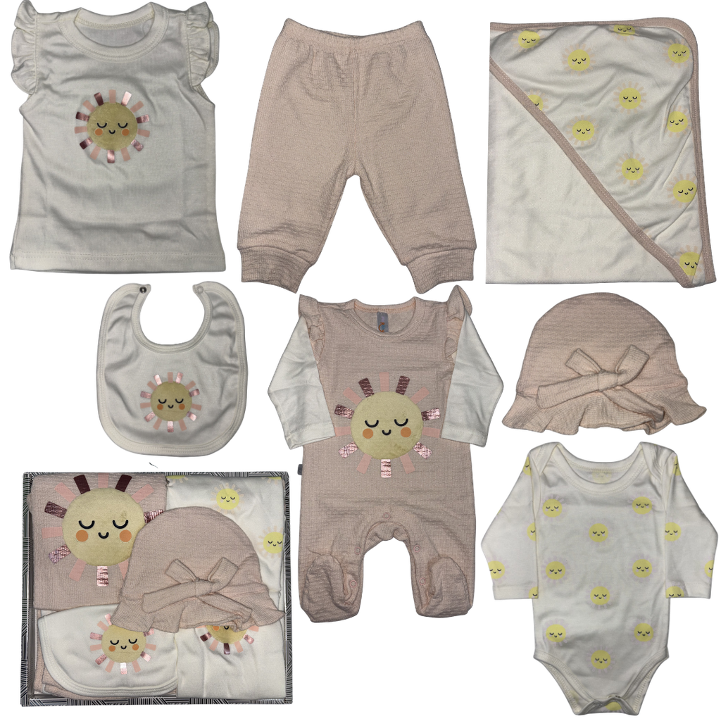 R8022 Primer Día Niña (Línea Premium) Soles Palo de Rosa Talla: Única