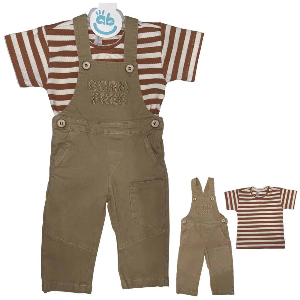 R8029 Braga Born Free (Línea Premium) Niño Marron Talla: 6-9