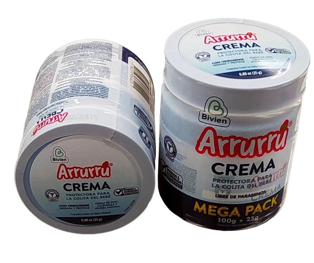 Crema Arruru Protectora Antipañalitis 100g + 25g
