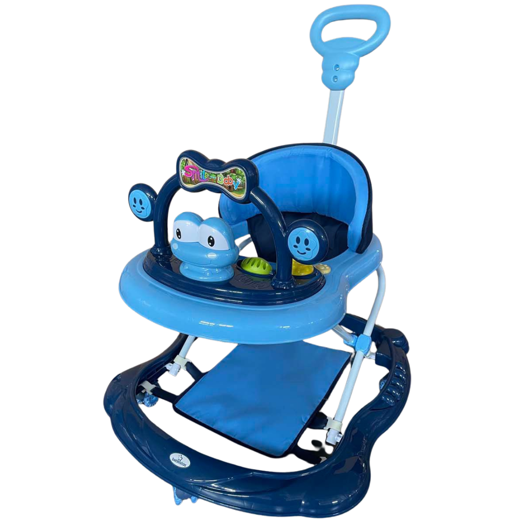 ACC Andadera Caminador Con Guía/Posapies JUL2145 Sapo Azul