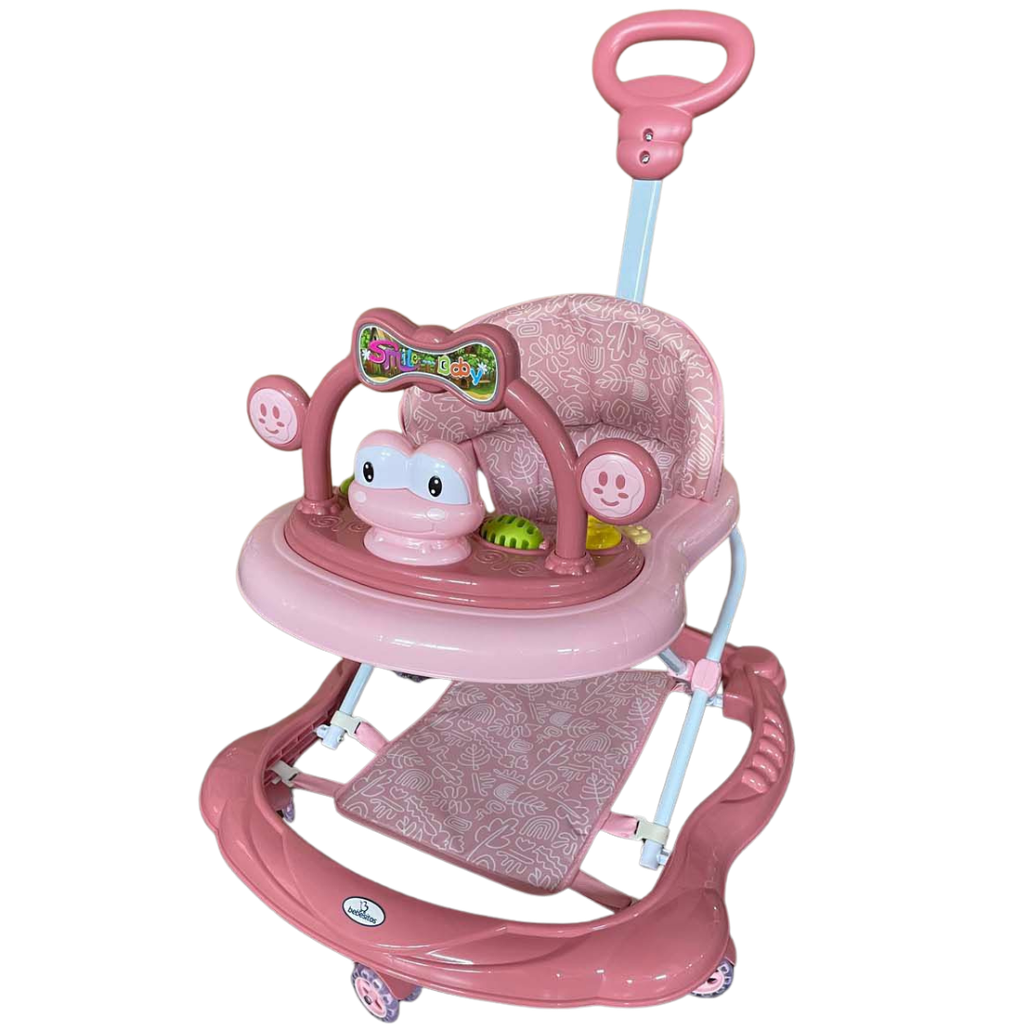 ACC Andadera Caminador Con Guía/Posapies JUL2145 Sapo Rosado