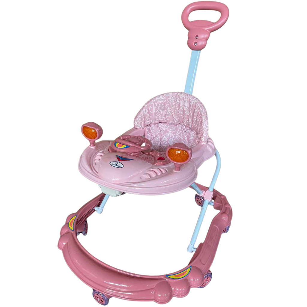 ACC Andadera Caminador Con Guía JUL2147 Timon Rosado