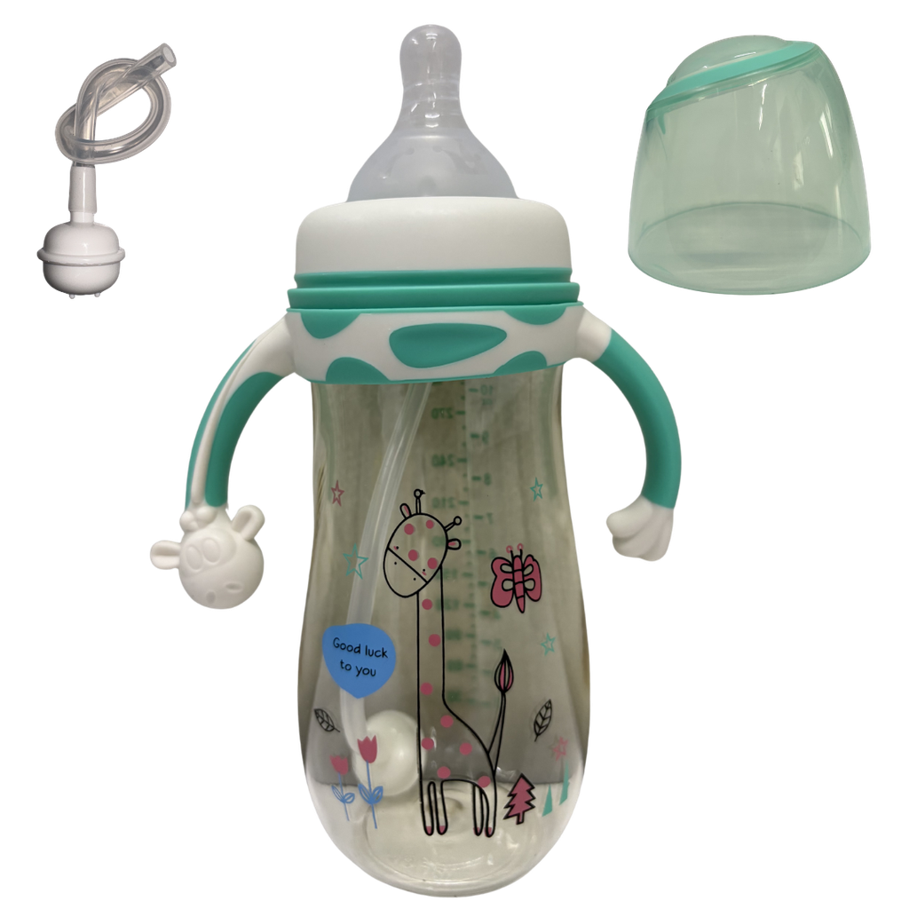 ACC Tetero 700412 11onz 6+ Jirafa Verde