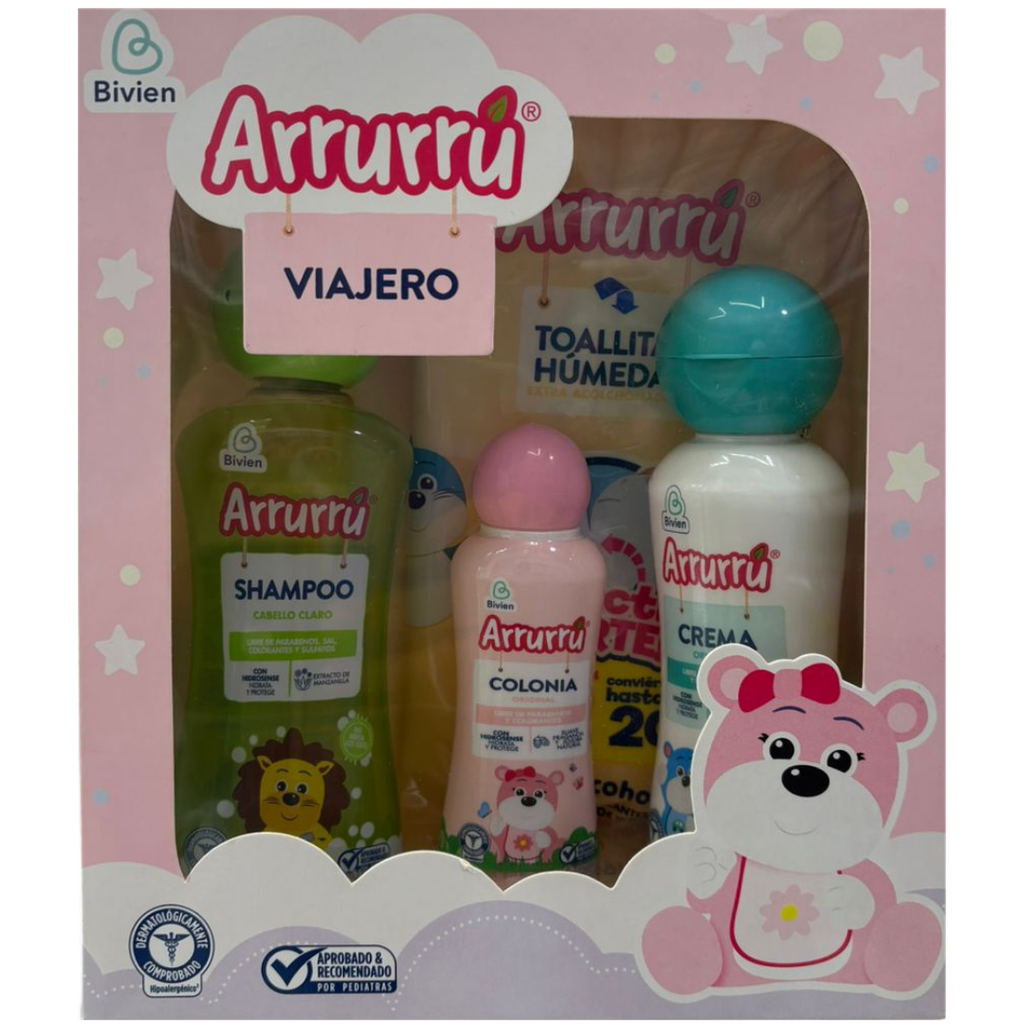 [160] Estuche Arruru Viajero Rosado