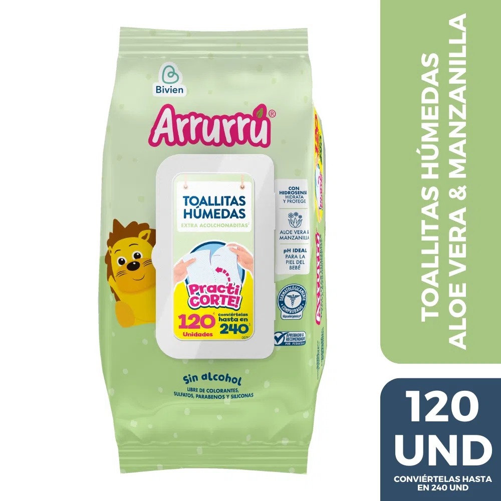 Humedo Arruru Practi-corte Aloe *120