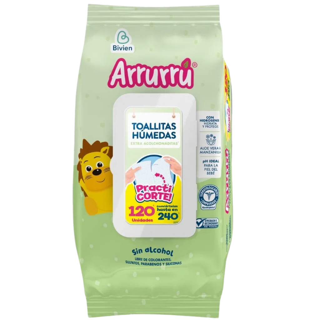 [161] Humedos Arruru Practi-corte Aloe y Manzanilla *120