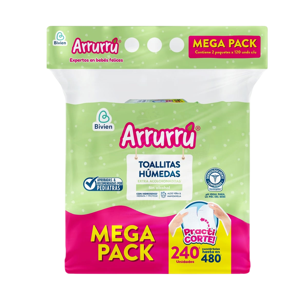 Humedo Arruru Practi-corte Aloe *240 (120+120)