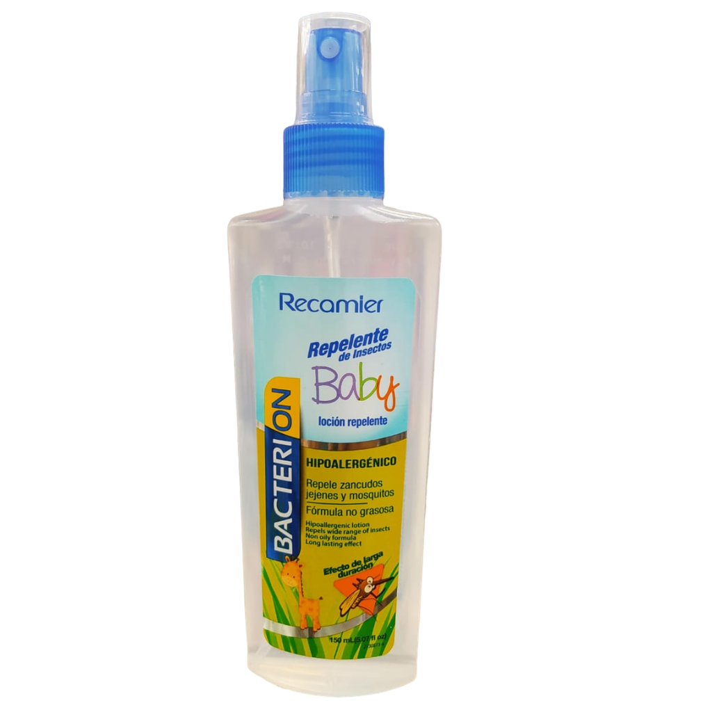 [170] Repelente Bacterion Recamier Baby Spray 150ml 0-12 Meses