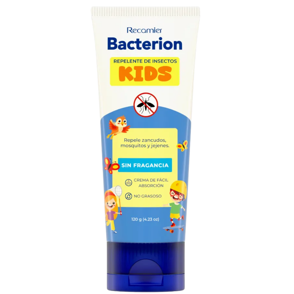 Repelente Bacterion Recamier Kids Crema 120g +12 meses