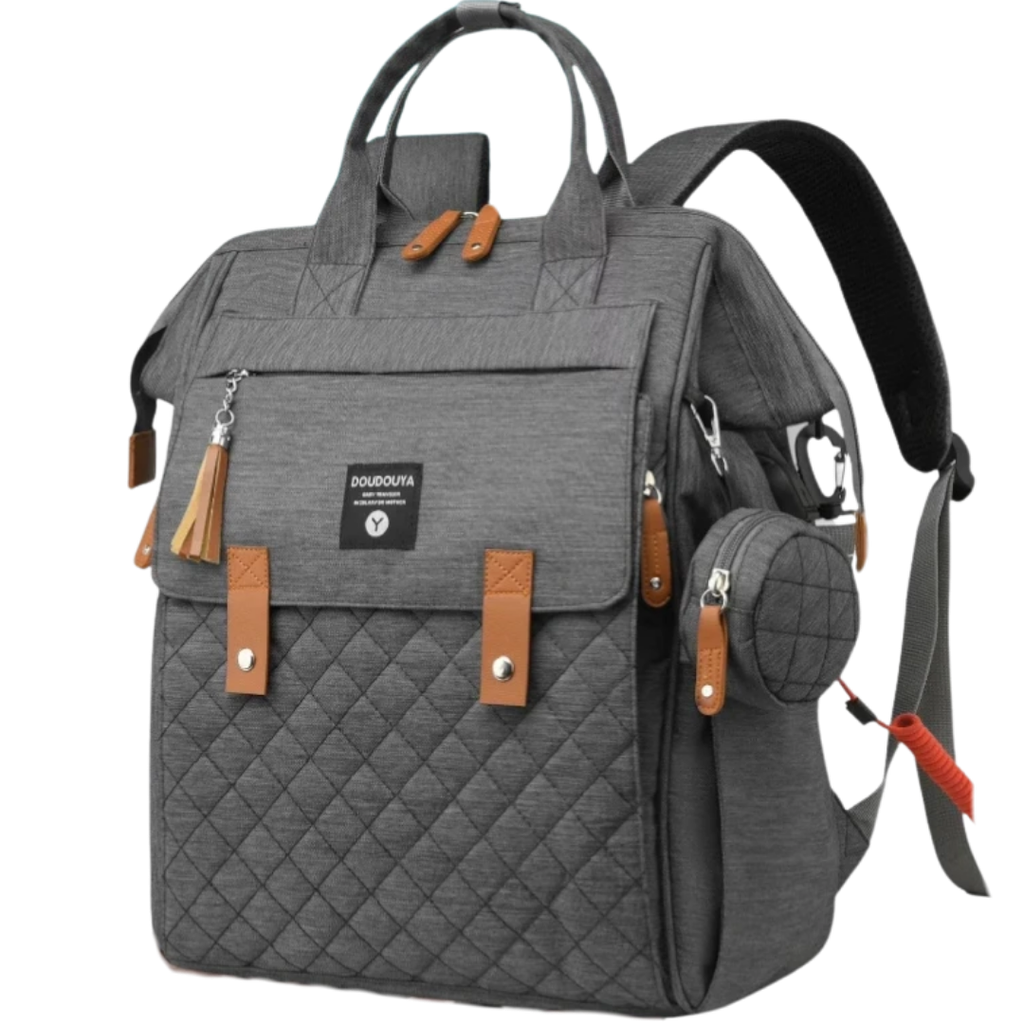 ACC Pañalera con Cambiador / USB 66162 Gris Plomo