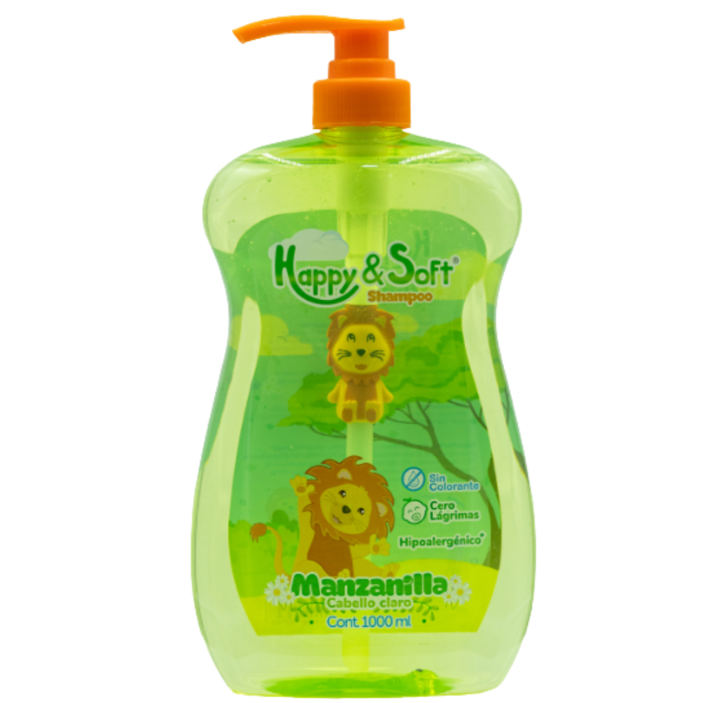 [5016] Shampoo Happy Soft Verde Manzanilla 1000ml
