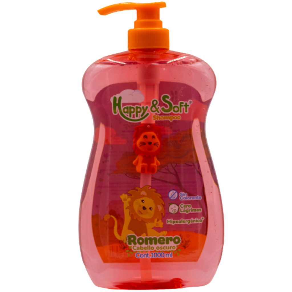 [5017] Shampoo Happy Soft Rojo Romero 1000ml
