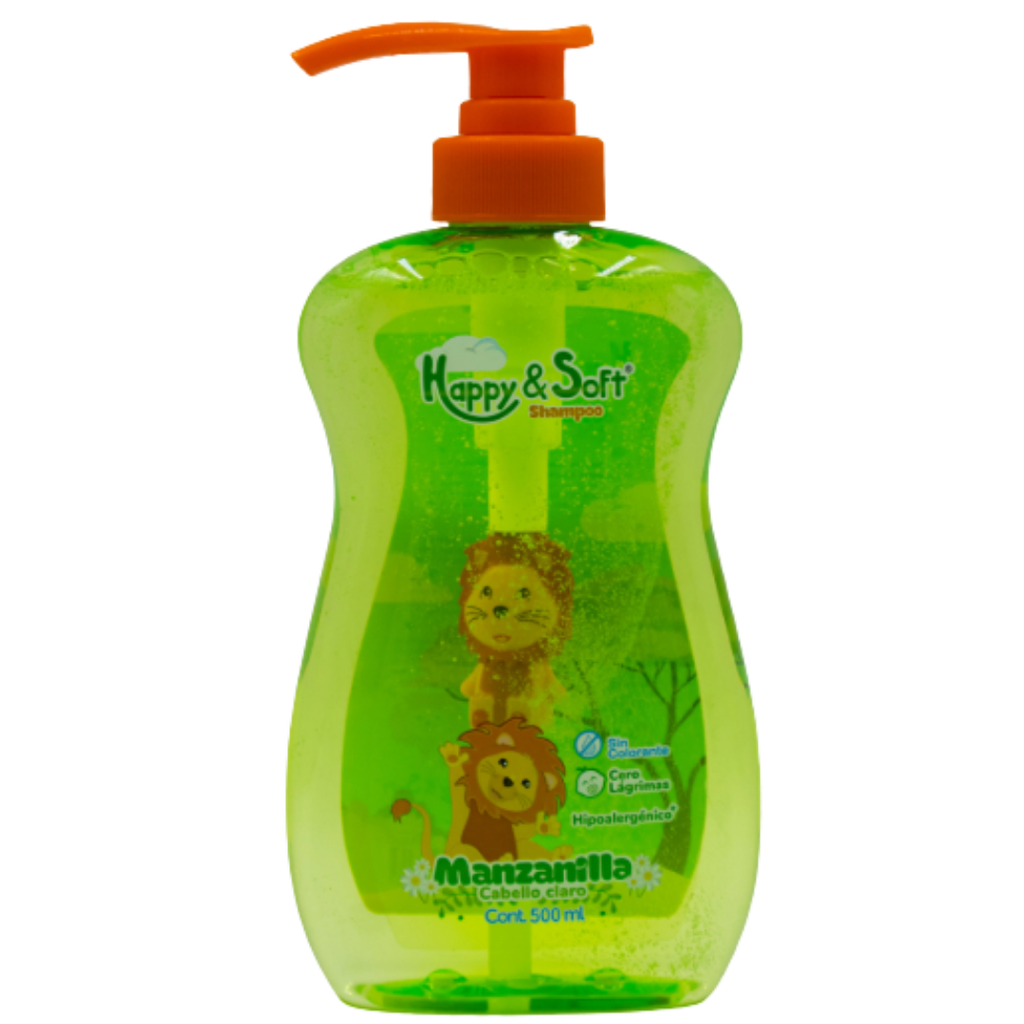 Shampoo Happy Soft Verde Manzanilla 500ml