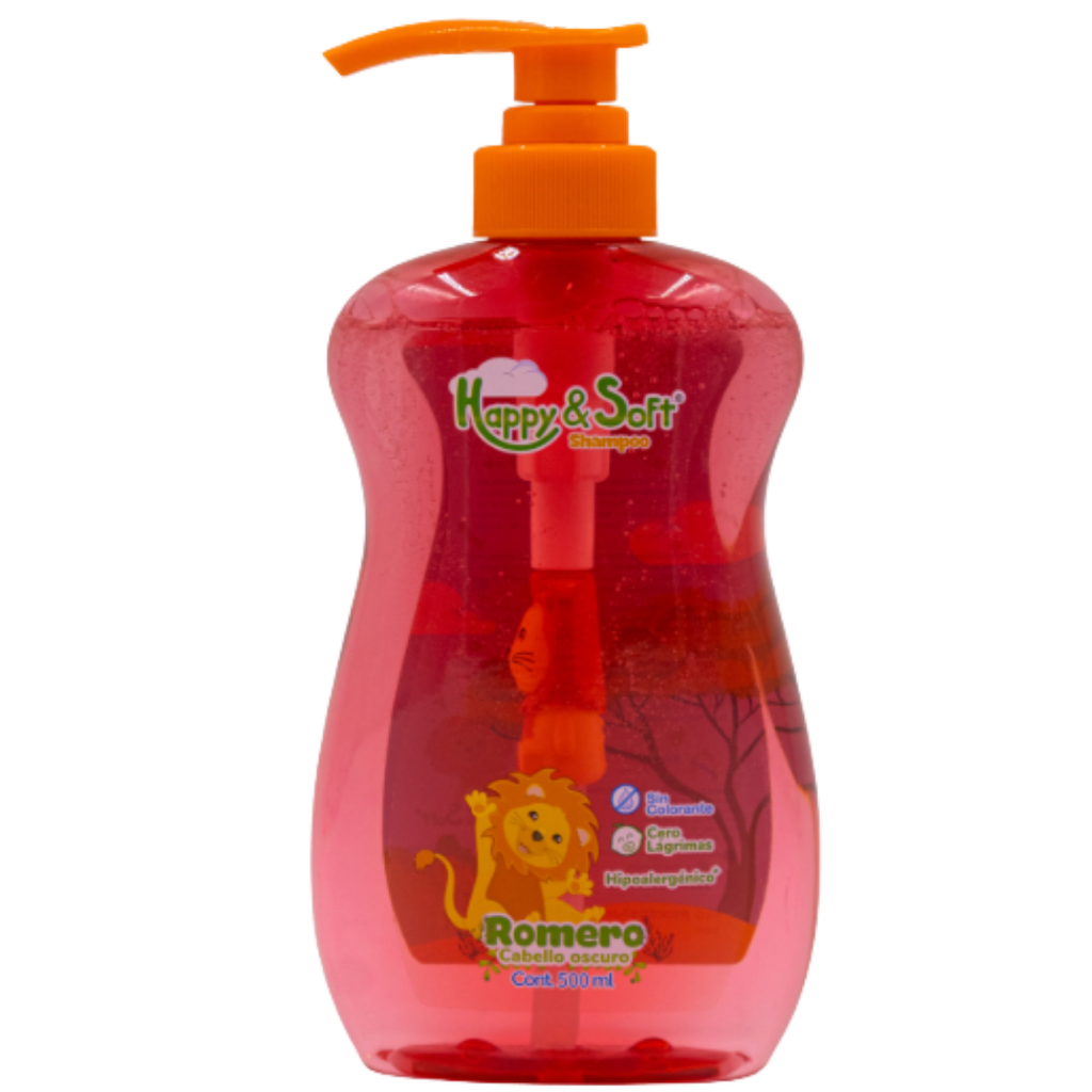 [5020] Shampoo Happy Soft Rojo Romero 500ml
