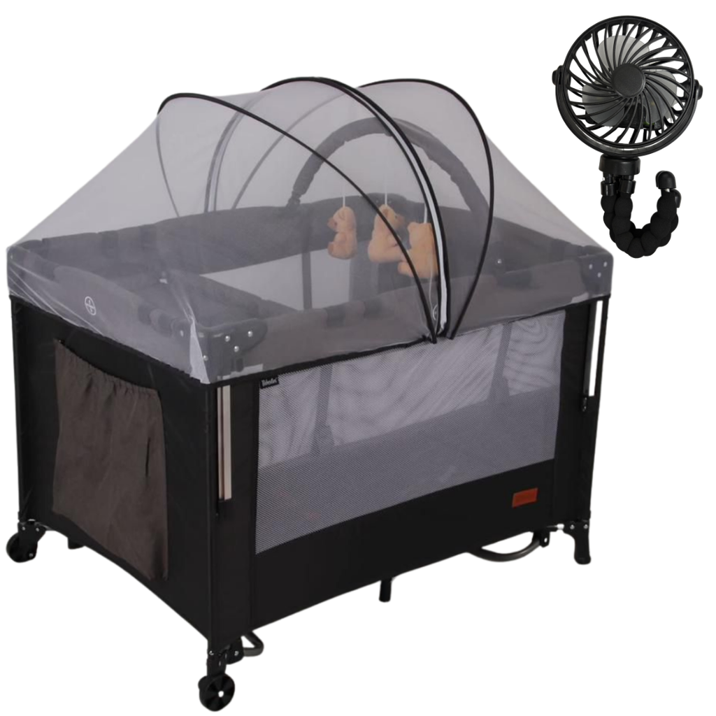 ACC Corral Colecho Mecedora Ventilador BRISA3 Gris 101*73*70cm