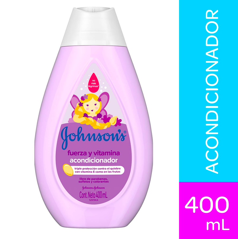 Acondicionador Johnsons Fuerza y Vitamina 400ml
