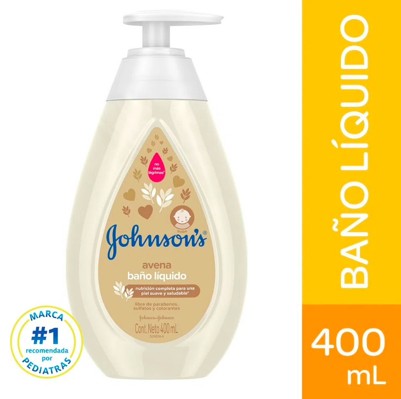 Baño Liquido Johnsons Avena 400ml
