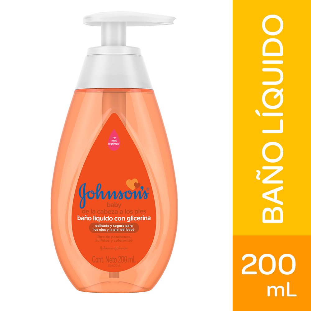 Baño Liquido Johnsons Pies a Cabeza 200ml