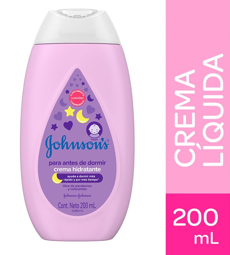 Crema Liquida Johnsons Antes de Dormir 200ml