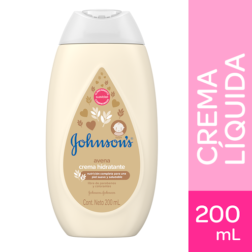 Crema Liquida Johnsons Avena 200ml