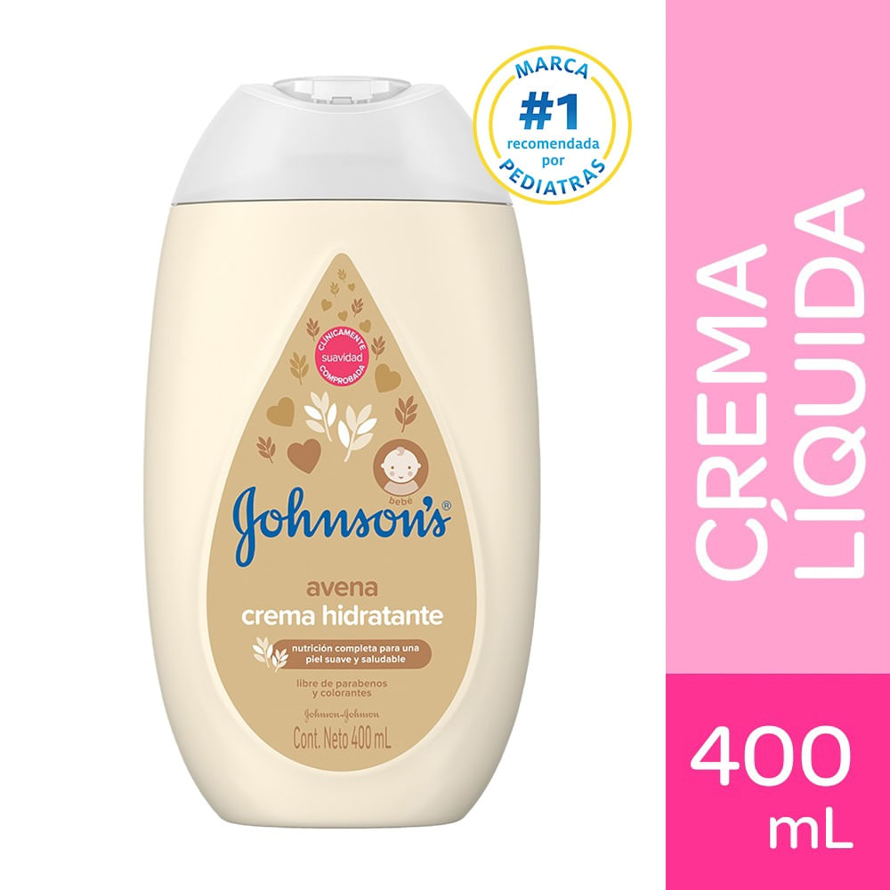 Crema Liquida Johnsons Avena 400ml