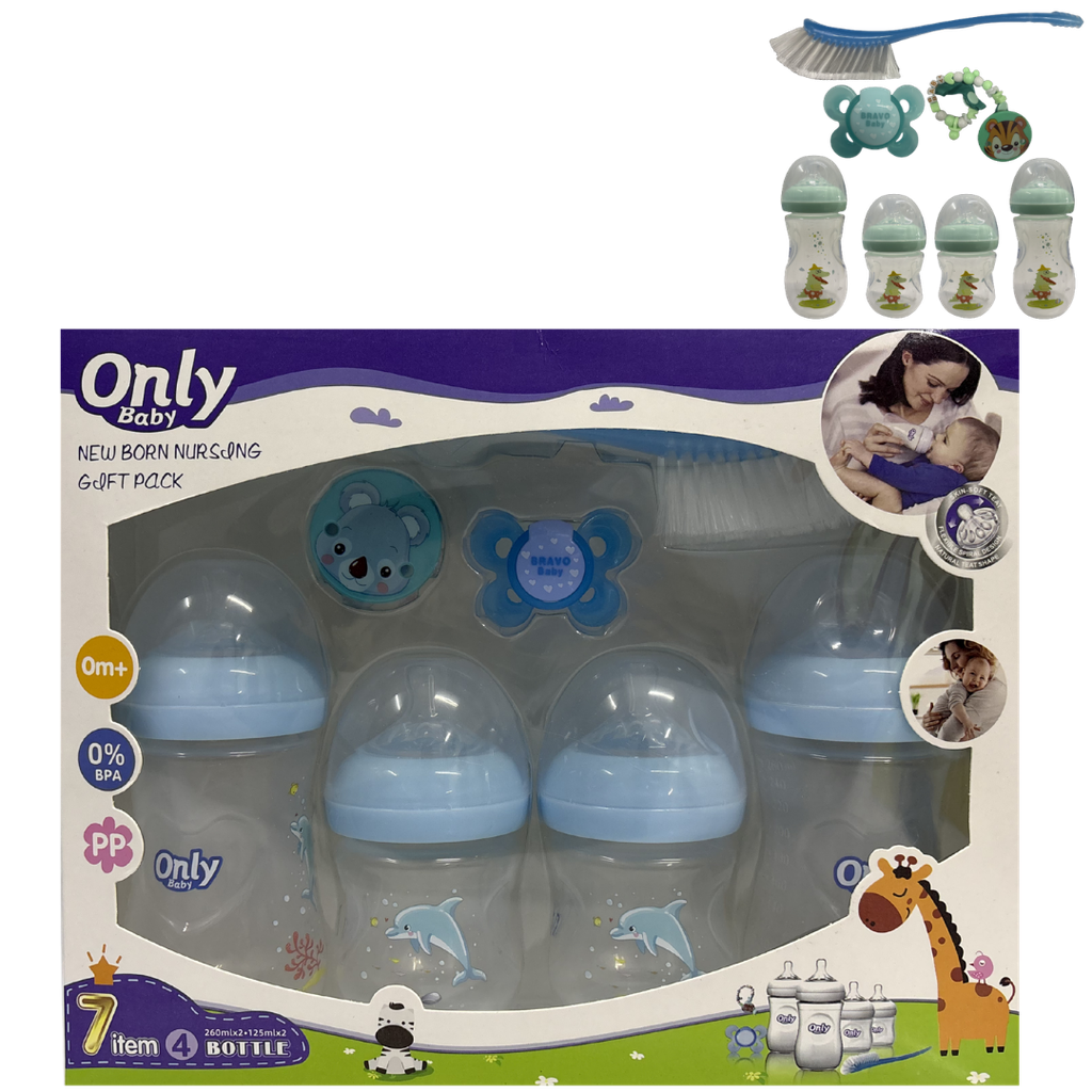 ACC Set Teteros ONLY x7 Piezas A10KT Delfin Azul