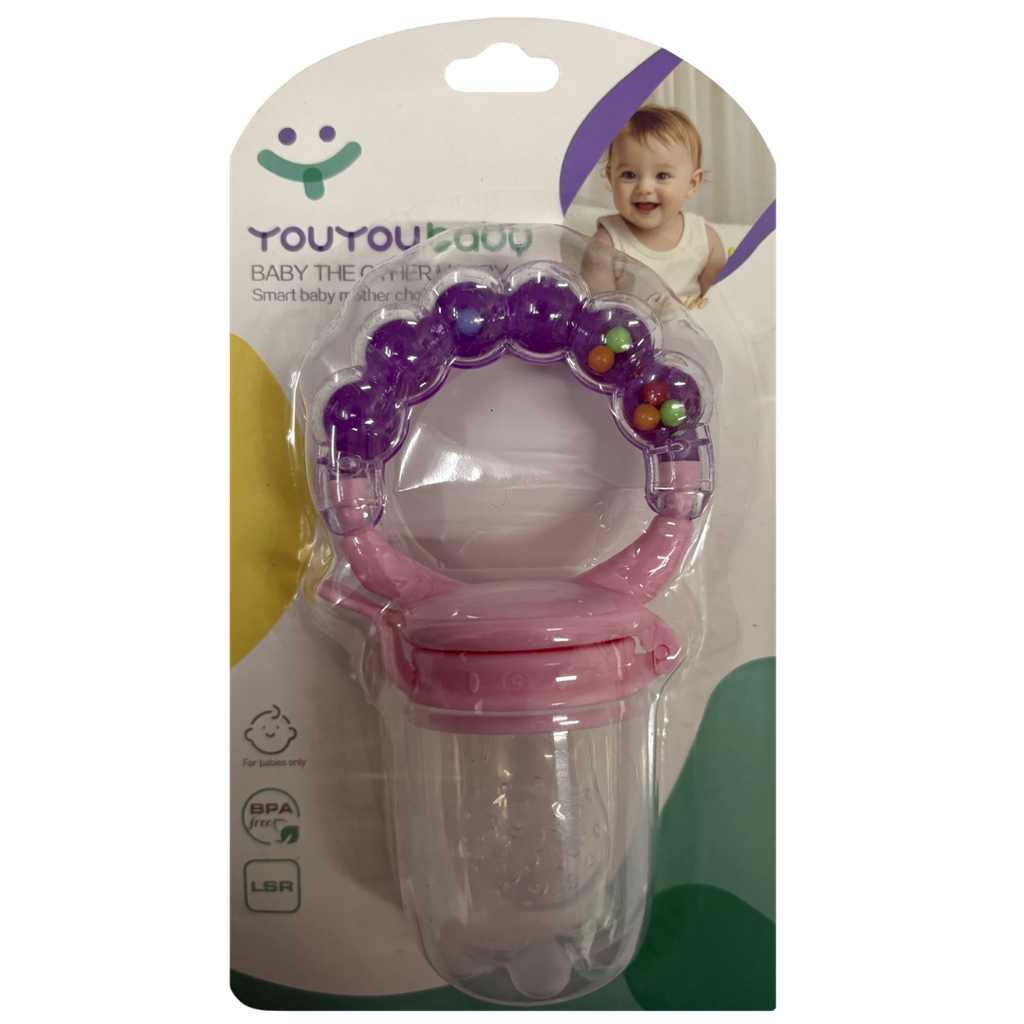 ACC Dispensador de Fruta Silicona 6088 Morado/Rosado