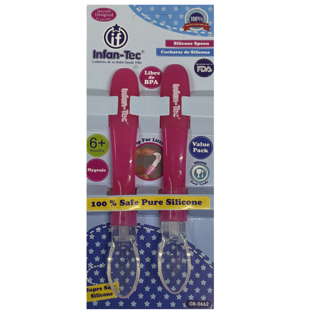 [5195] ACC Cuchara Silicona GB0662 Fucsia