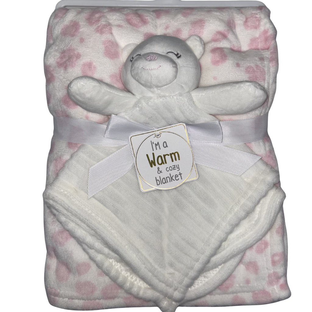 ACC Cobija + Peluche Apego 779476 Oso Blanco 75*100cm