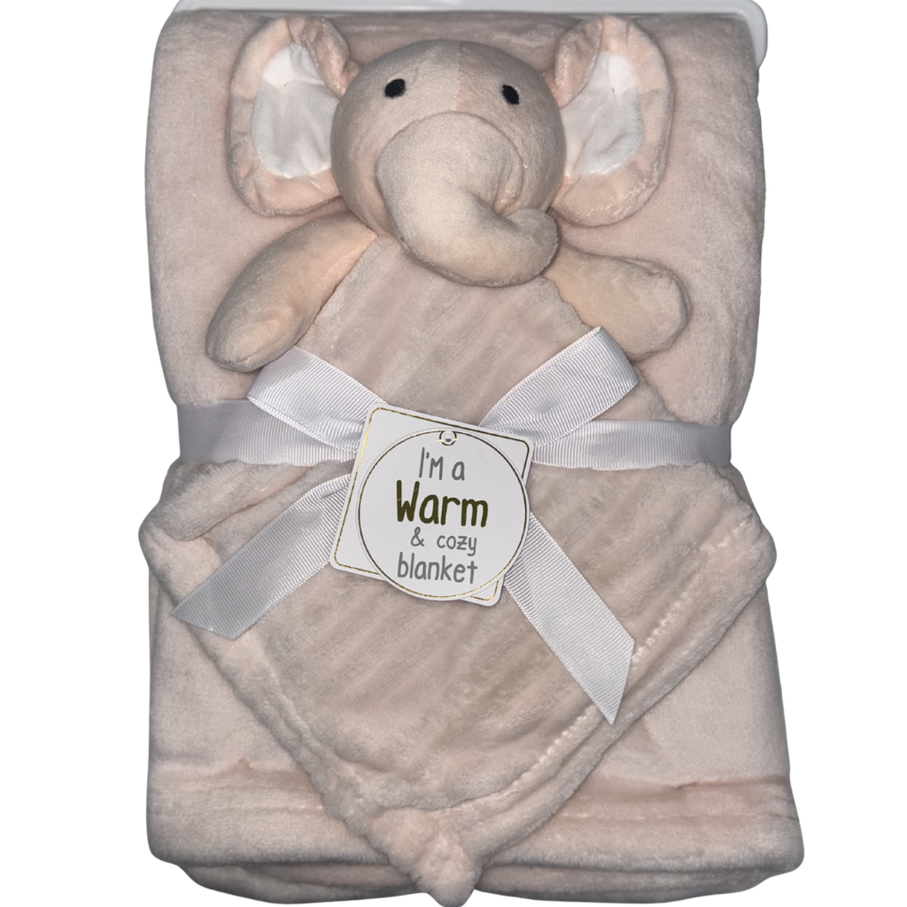 ACC Cobija + Peluche Apego 779476 Elefante Salmon 75*100cm