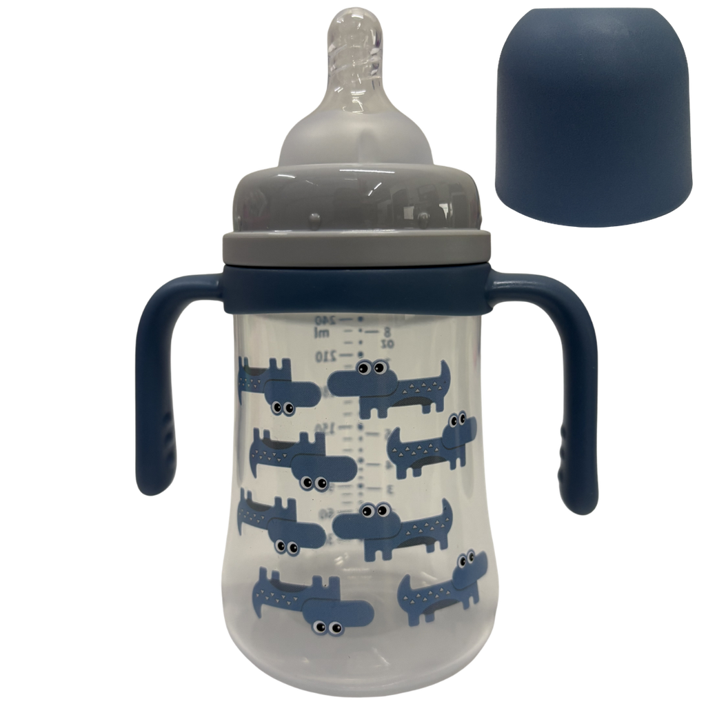 ACC Tetero 8onz 77981 6+ Cocodrilo Azul