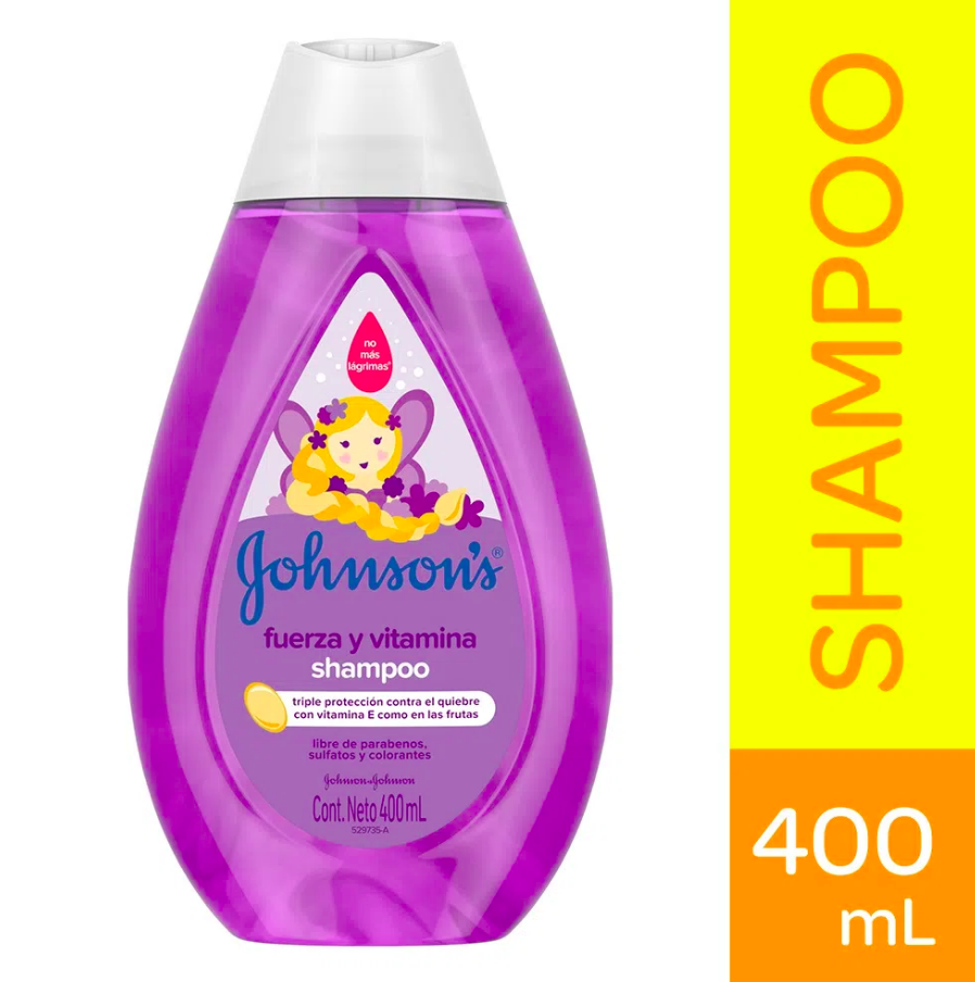 Shampoo Johnsons Fuerza y Vitamina 400ml